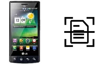 Numériser un document sur un LG Optimus Mach LU3000