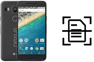 Numériser un document sur un LG Nexus 5X