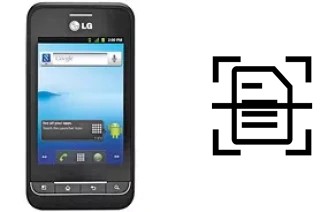 Numériser un document sur un LG Optimus 2 AS680