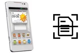 Numériser un document sur un LG Optimus 3D Cube SU870