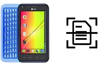 Numériser un document sur un LG Optimus F3Q