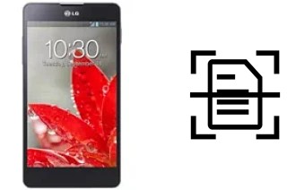 Numériser un document sur un LG Optimus G E975