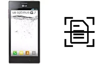 Numériser un document sur un LG Optimus GJ E975W