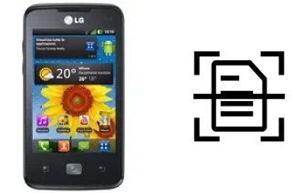 Numériser un document sur un LG Optimus Hub E510