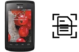 Numériser un document sur un LG Optimus L1 II E410