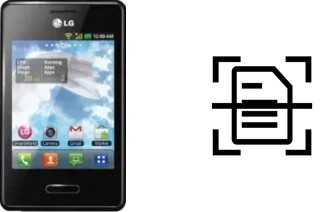 Numériser un document sur un LG Optimus L3 II