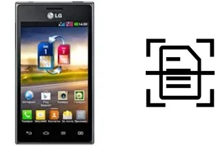 Numériser un document sur un LG Optimus L5 Dual E615