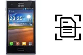 Numériser un document sur un LG Optimus L5 E610