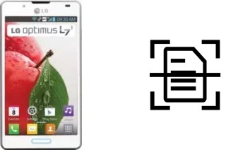 Numériser un document sur un LG Optimus L7 II Dual