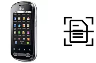 Numériser un document sur un LG Optimus Me P350