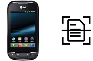 Numériser un document sur un LG Optimus Net