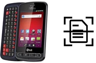 Numériser un document sur un LG Optimus Slider