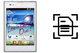 Numériser un document sur un LG Optimus Vu P895