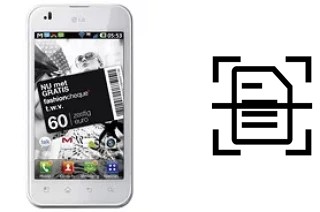 Numériser un document sur un LG Optimus Black (White version)