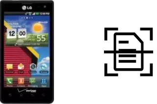 Numériser un document sur un LG Optimus Zone