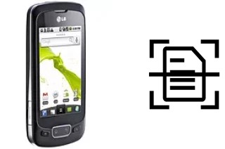 Numériser un document sur un LG Optimus One P500