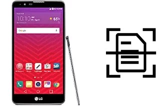 Numériser un document sur un LG Stylo 2