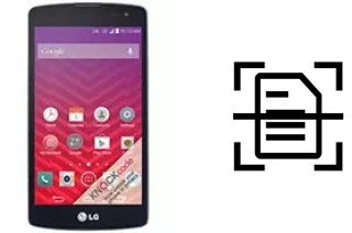 Numériser un document sur un LG Tribute