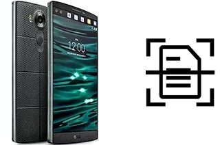 Numériser un document sur un LG V10