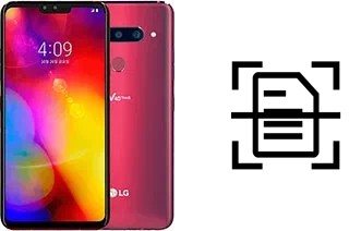 Numériser un document sur un LG V40 ThinQ