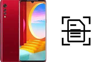 Numériser un document sur un LG Velvet 5G UW
