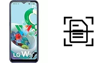 Numériser un document sur un LG W31+