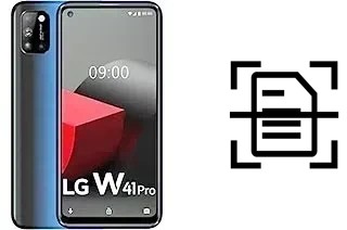 Numériser un document sur un LG W41+