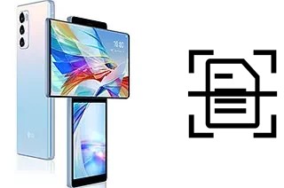 Numériser un document sur un LG Wing 5G