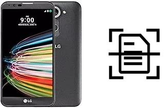 Numériser un document sur un LG X mach