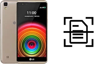 Numériser un document sur un LG X power