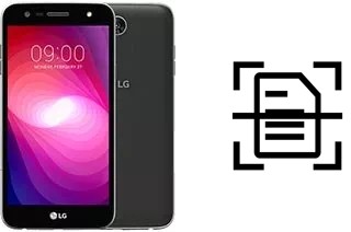 Numériser un document sur un LG X power2