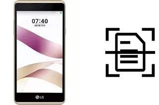 Numériser un document sur un LG X Skin