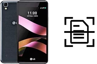 Numériser un document sur un LG X style