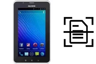 Numériser un document sur un Maxx TAB722