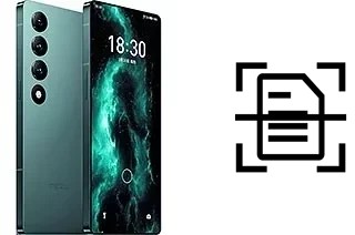 Numériser un document sur un Meizu 20 Infinity