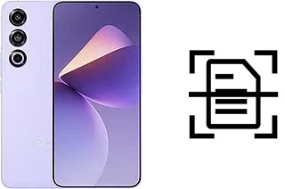 Numériser un document sur un Meizu 21