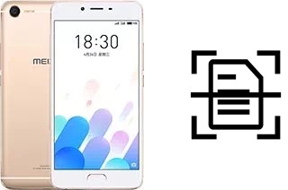 Numériser un document sur un Meizu E2