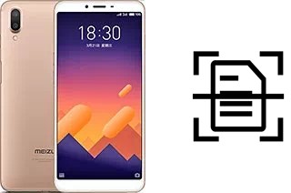 Numériser un document sur un Meizu E3