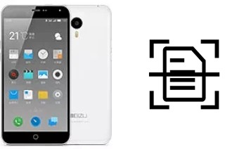 Numériser un document sur un Meizu M1 Note