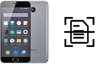 Numériser un document sur un Meizu M2