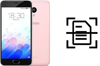 Numériser un document sur un Meizu M3