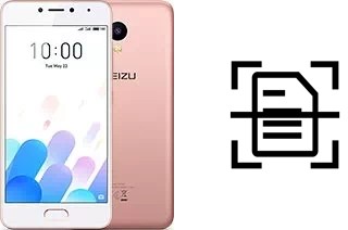 Numériser un document sur un Meizu M5c