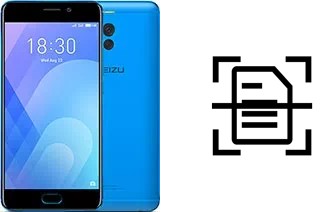 Numériser un document sur un Meizu M6 Note