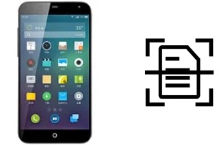 Numériser un document sur un Meizu MX3