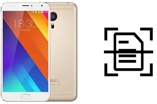 Numériser un document sur un Meizu MX5e