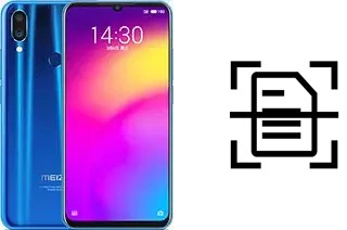 Numériser un document sur un Meizu Note 9