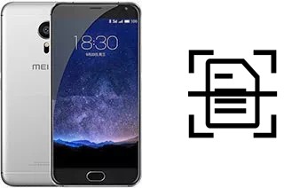 Numériser un document sur un Meizu PRO 5 mini