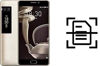 Numériser un document sur un Meizu Pro 7 Plus