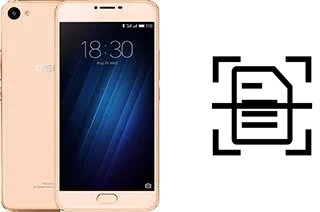 Numériser un document sur un Meizu U10