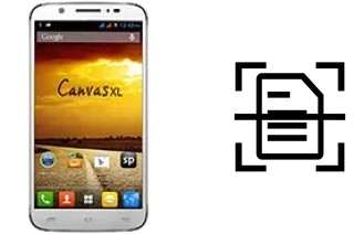 Numériser un document sur un Micromax A119 Canvas XL